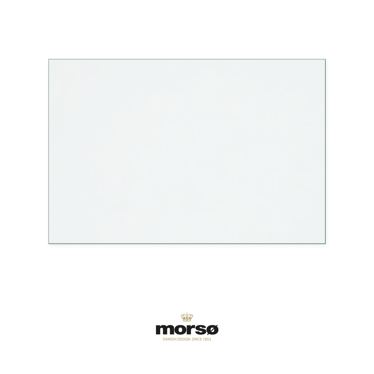 Morso 1 replacement stove glass, 160 mm high x 240 mm wide, 4 mm thick