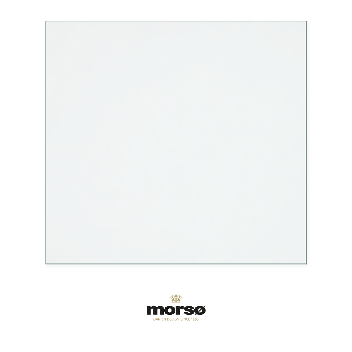Morso 4 replacement stove glass, 247 mm high x 265 mm wide, 4 mm thick
