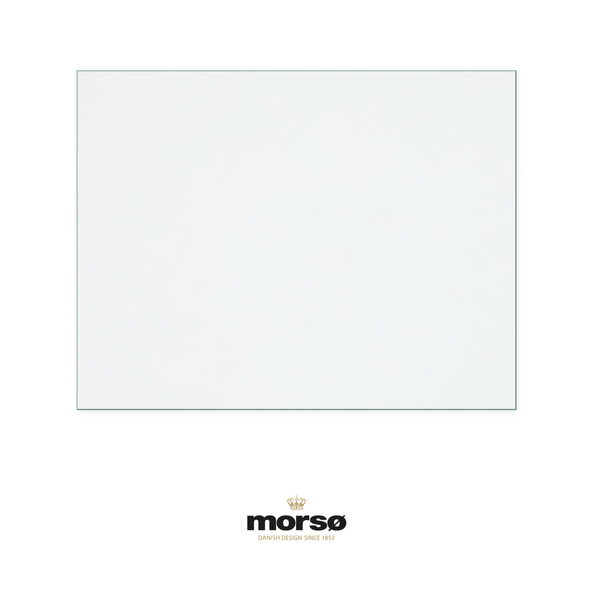 Morso 8 replacement stove glass, 220 mm high x 285 mm wide, 4 mm thick