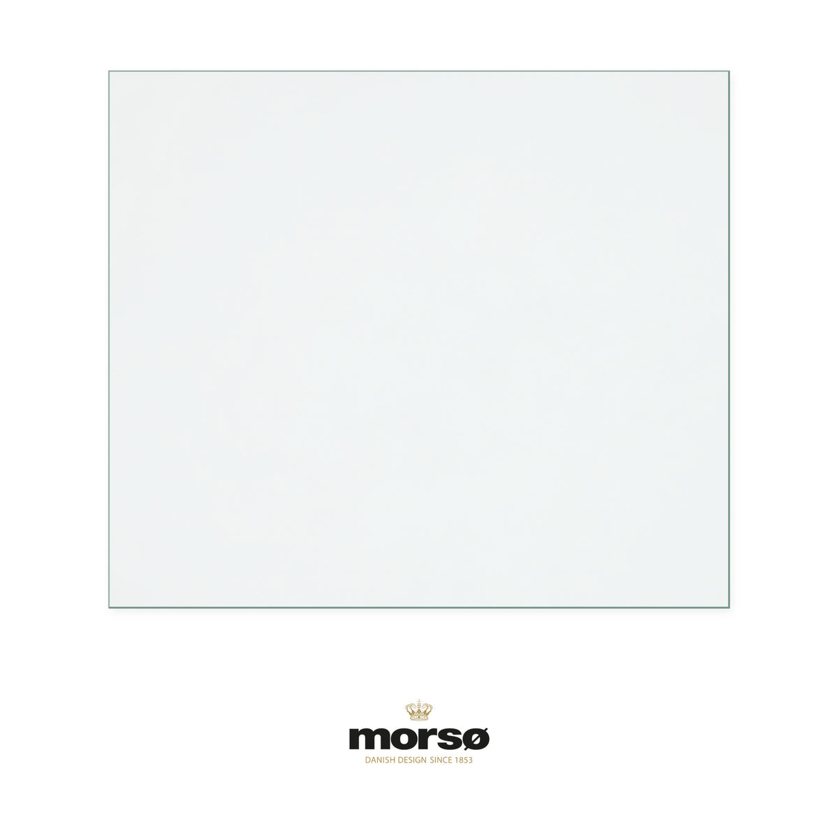 Morso 1416 replacement stove glass, 212 mm high x 245 mm wide, 5 mm thick