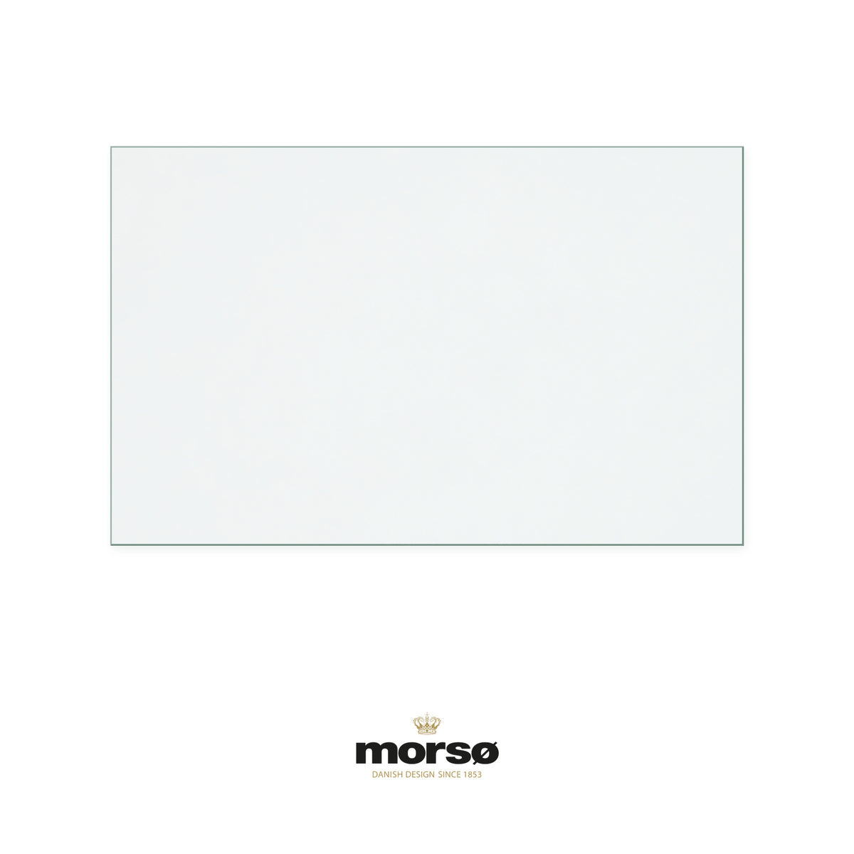 Morso 5660 replacement stove glass, 330 mm high x 524 mm wide, 4 mm thick