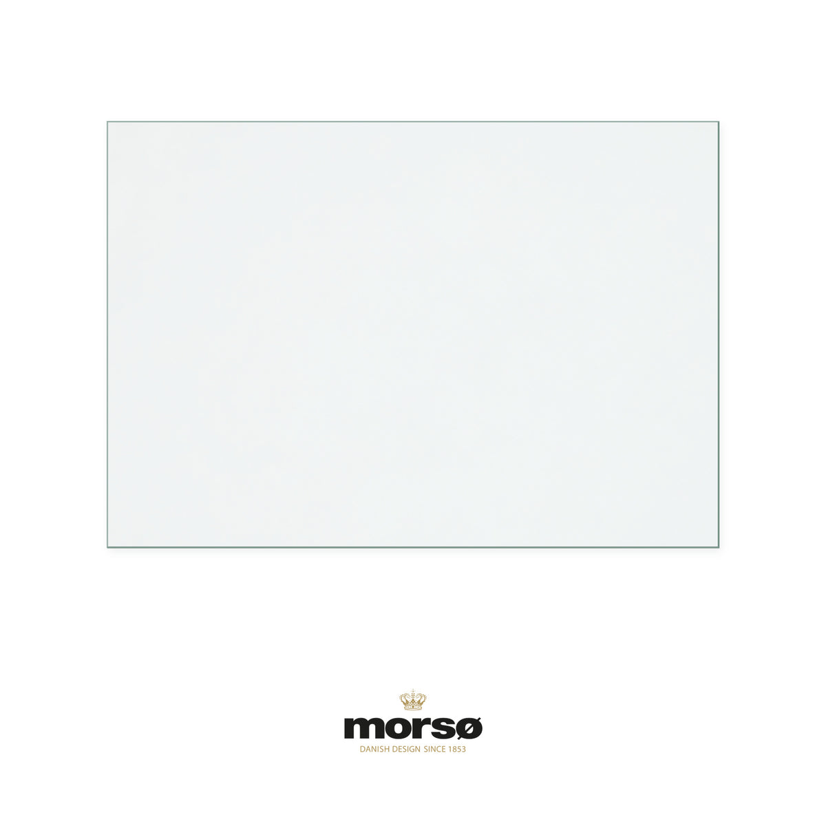 Morso Squirrel 1410 replacement stove glass, 163 mm high x 234 mm wide, 4 mm thick