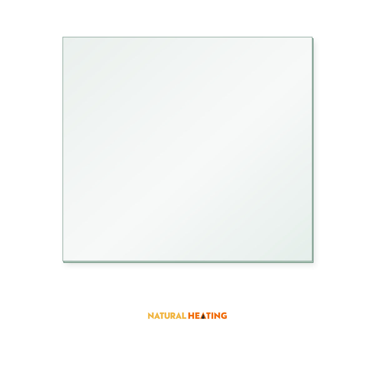 Natural Heating Aurora Carleton replacement stove glass, rectangle