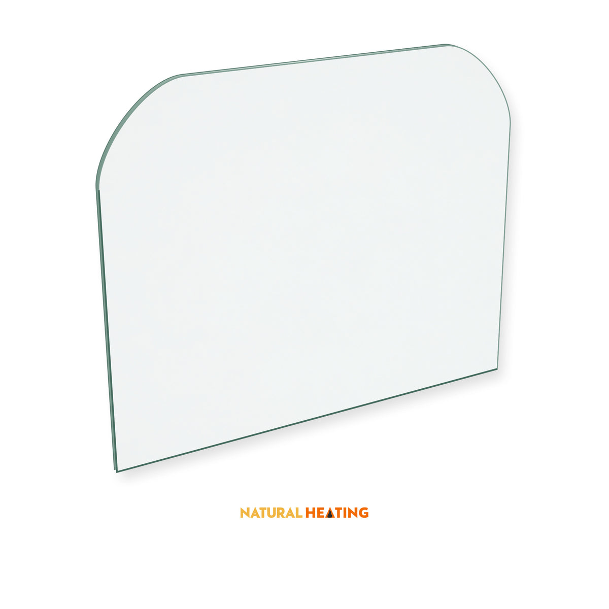 Natural Heating Baby Elite (BSV01-2) replacement stove glass, 243 mm high x 295 mm wide, 4 mm thick