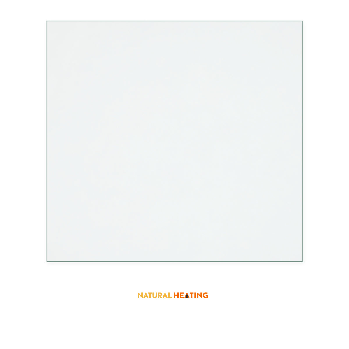 Natural Heating Country Kiln K24 replacement stove glass, 260 mm high x 276 mm wide, 4 mm thick