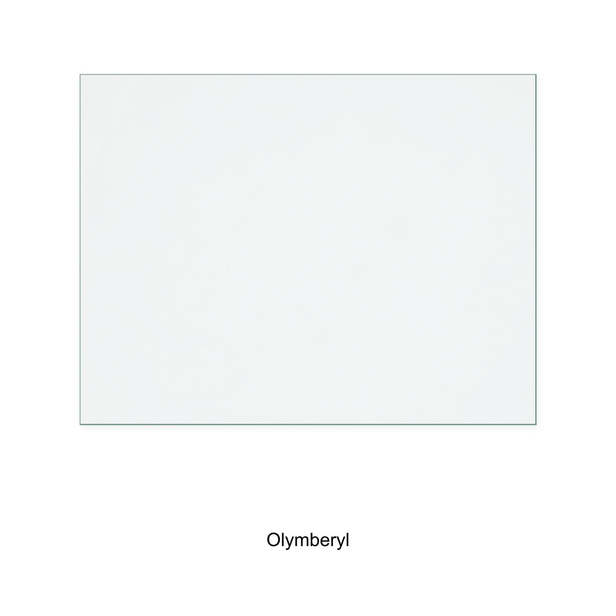 Olymberyl Paladin HFB332 replacement stove glass, 192 mm high x 250 mm wide, 4 mm thick