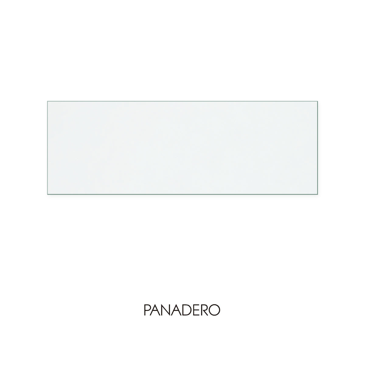 Panadero 101E replacement stove glass, 308 mm high x 893 mm wide, 4 mm thick