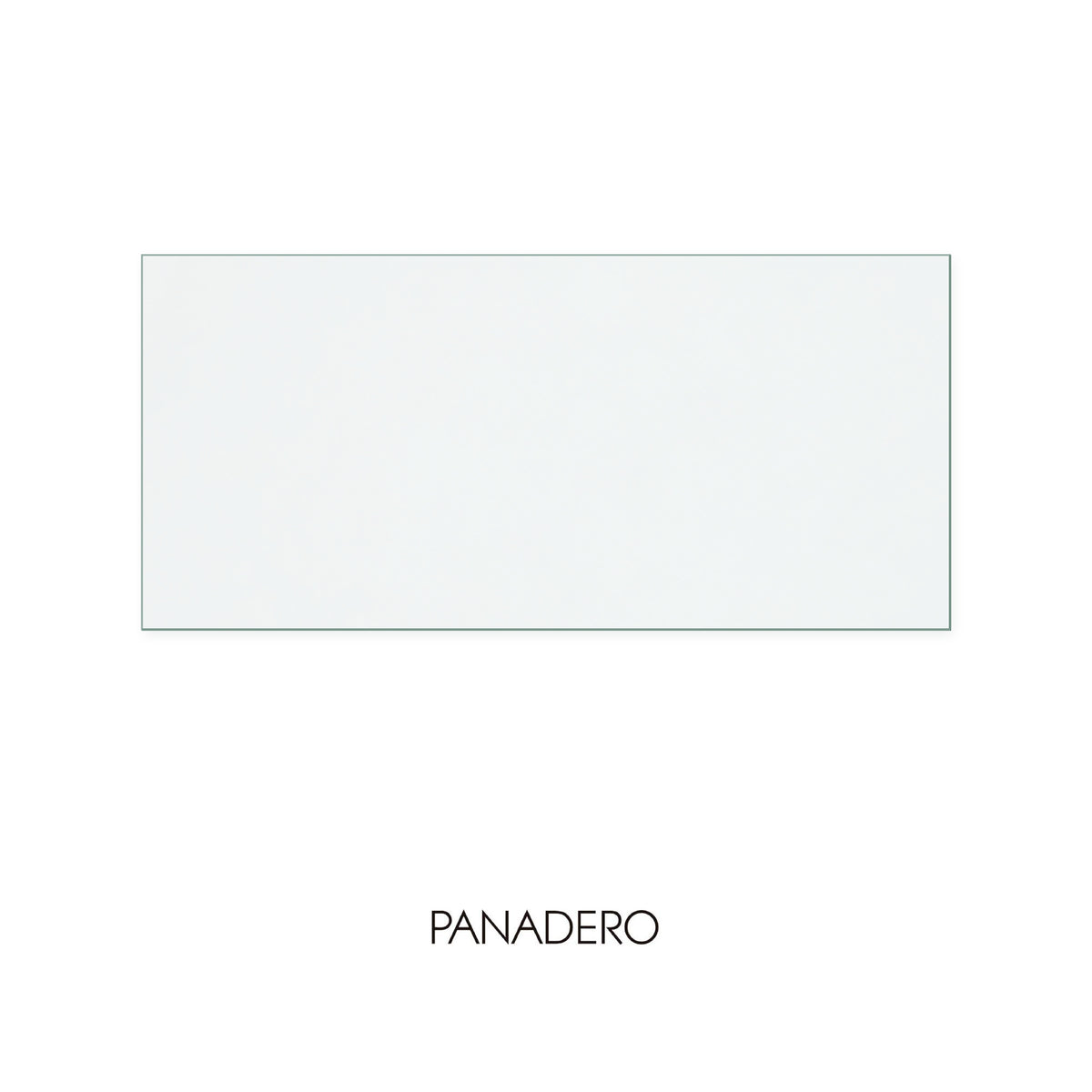 Panadero Alba replacement stove glass, 241 mm high x 520 mm wide, 4 mm thick