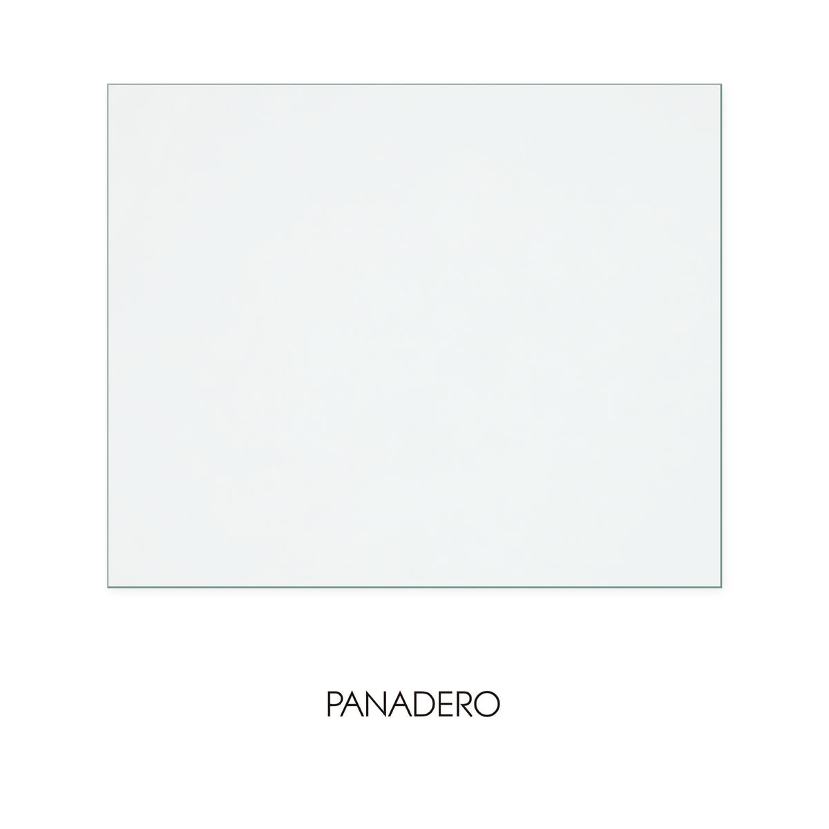 Panadero Capri Tri Vision (Side) replacement stove glass, 246 mm high x 300 mm wide, 4 mm thick