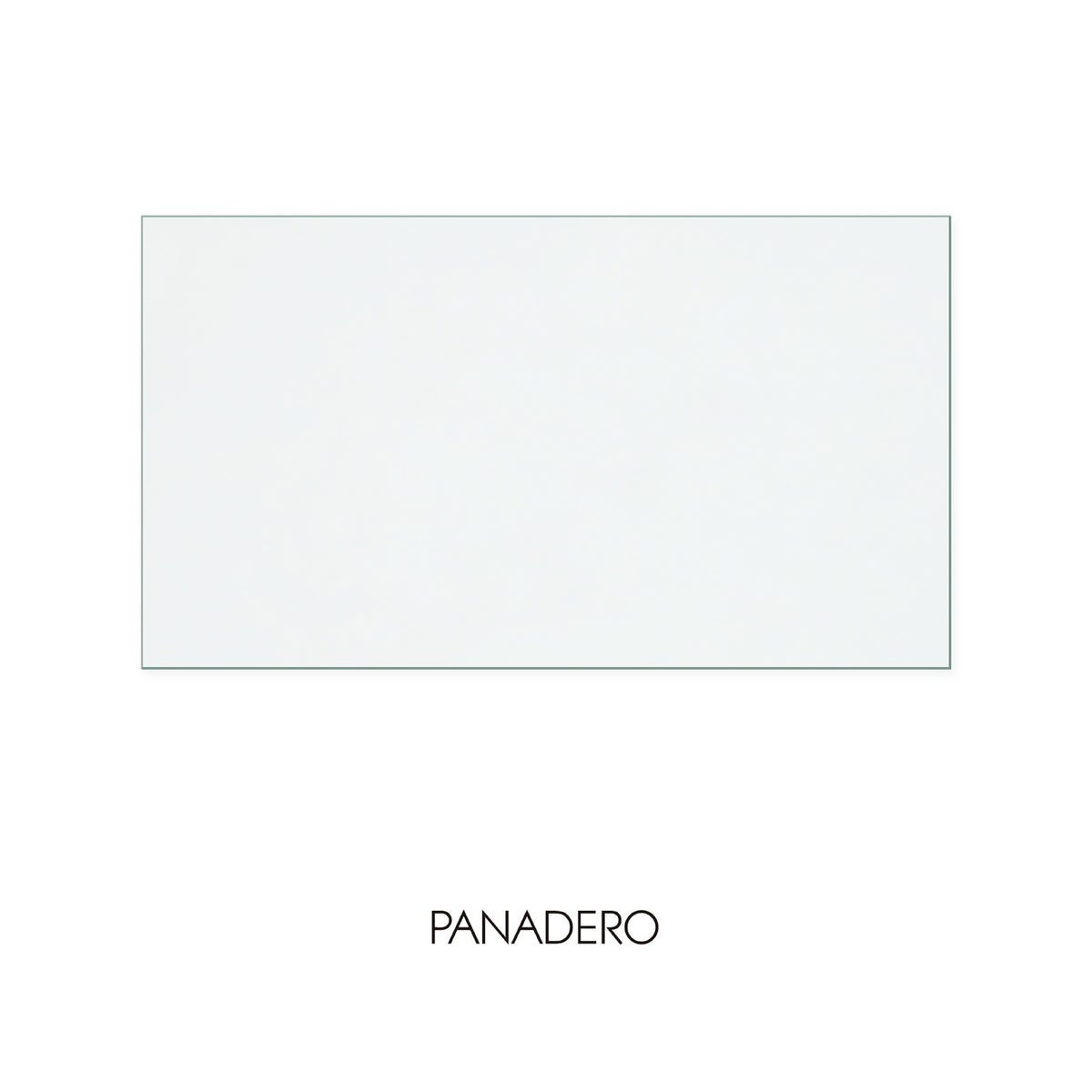 Panadero Condor Tri Vision Side Panel replacement stove glass, 250 mm high x 447 mm wide, 4 mm thick