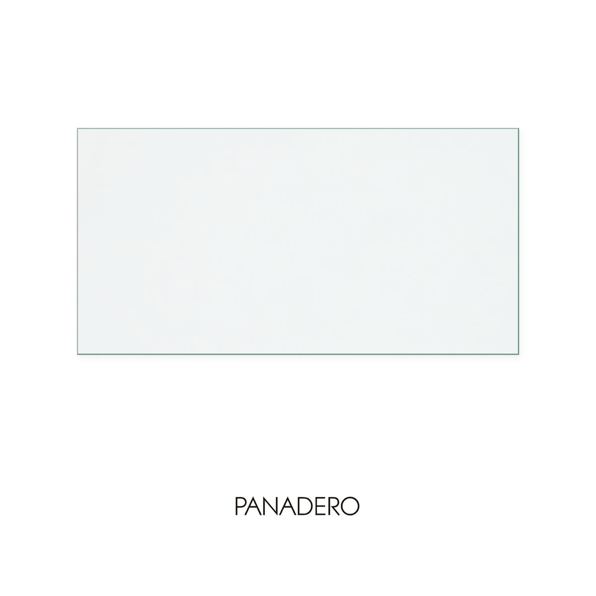 Panadero Delta replacement stove glass, 298 mm high x 582 mm wide, 4 mm thick