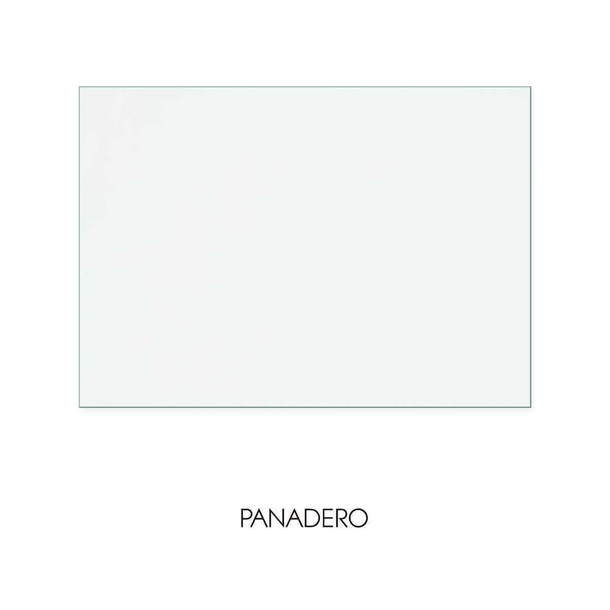 Panadero Kali replacement stove glass, 355 mm high x 500 mm wide, 4 mm thick