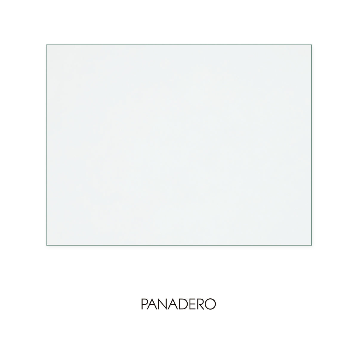 Panadero Loire Tri Vision (Front) replacement stove glass, 446 mm high x 589 mm wide, 4 mm thick