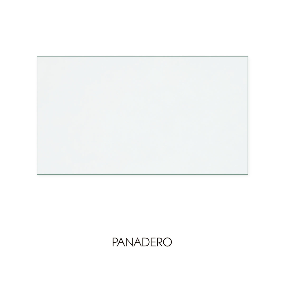 Panadero Mistral Tri Vision (Front) replacement stove glass, 375 mm high x 670 mm wide, 4 mm thick