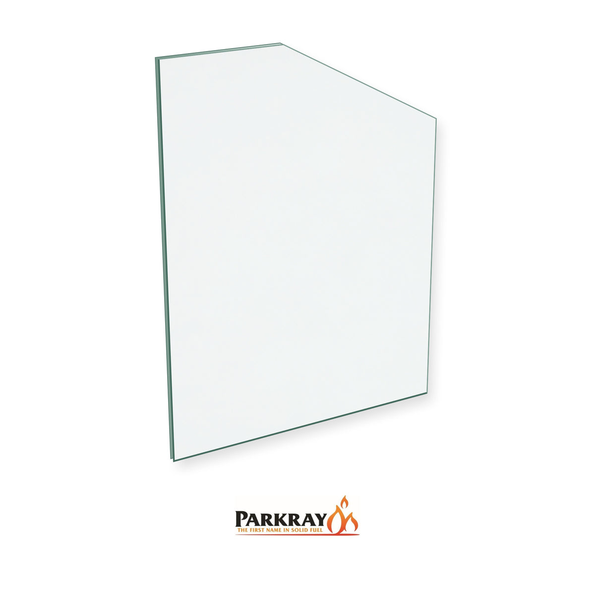 Parkray Consort 5 - Double Door Model replacement stove glass, 239 mm high x 180 mm wide, 4 mm thick