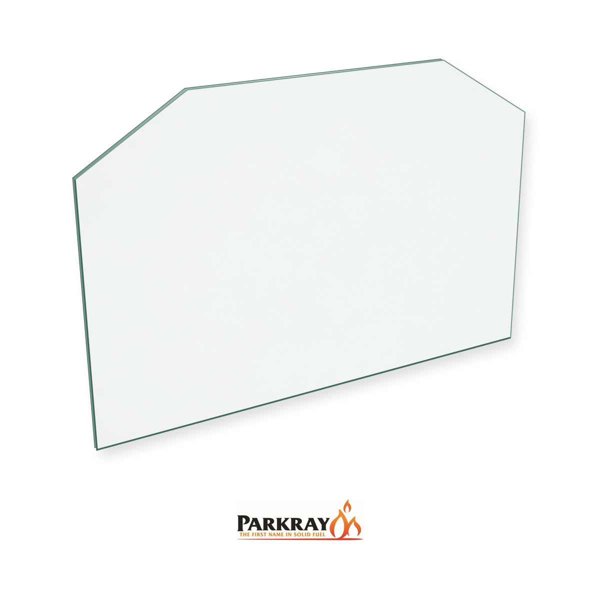 Parkray Consort 7 Slimline replacement stove glass, 244 mm high x 364 mm wide, 4 mm thick