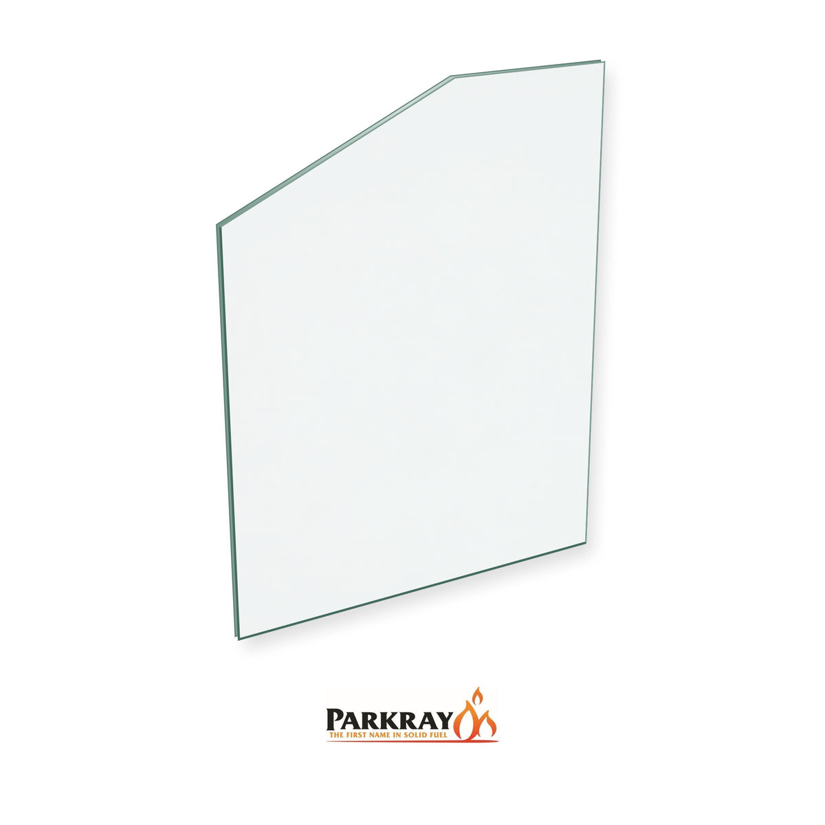 Parkray Consort 9 Double Door replacement stove glass, 270 mm high x 212 mm wide, 4 mm thick