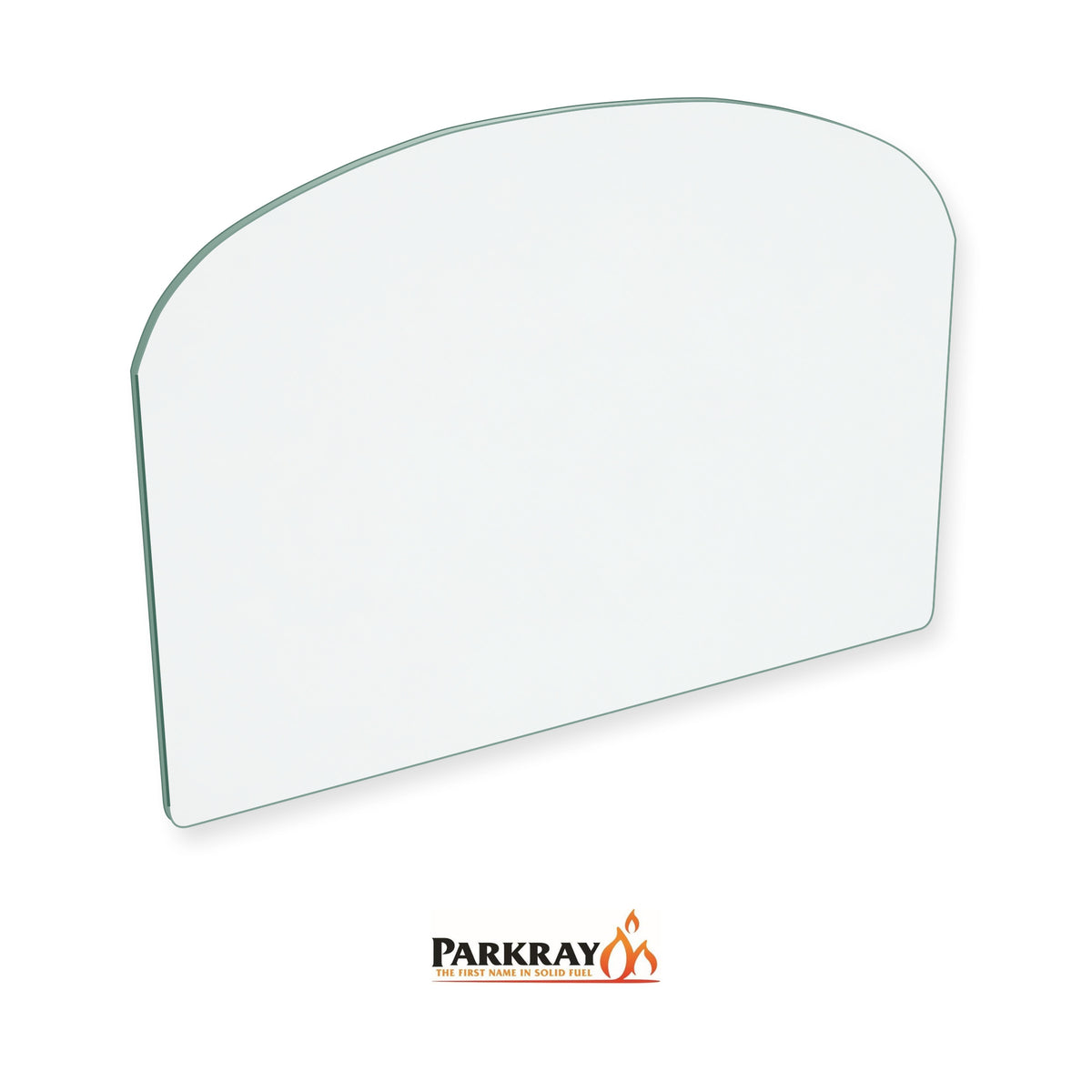 Parkray San Remo 8 replacement stove glass, rectangle with arched top