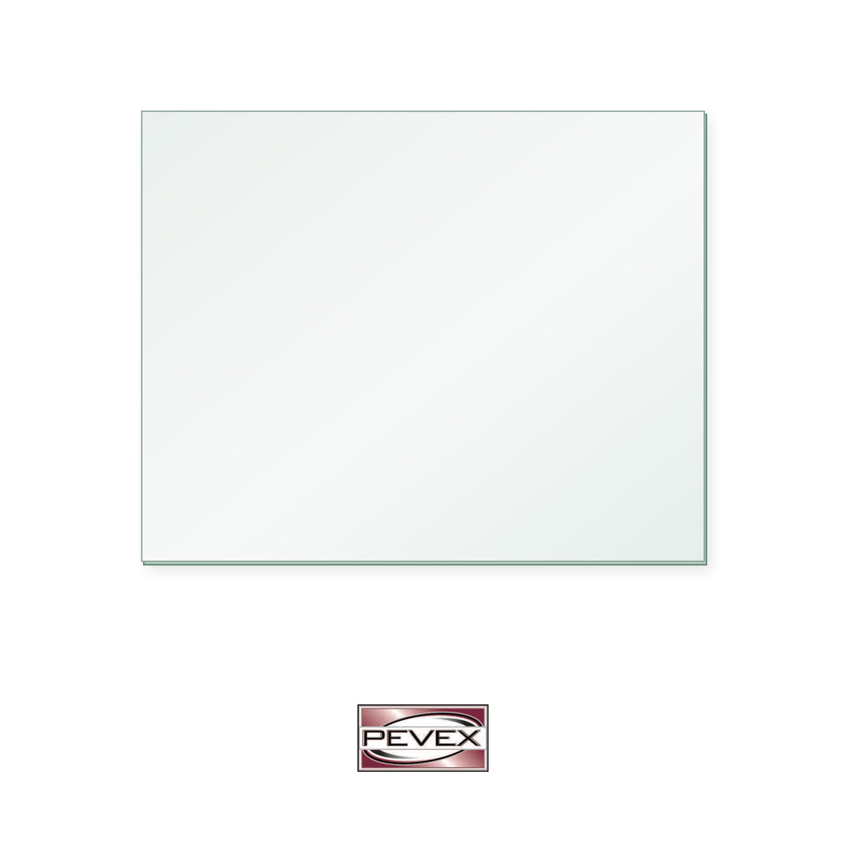 Pevex Bohemia Cube Extra Wide Multi-Fuel replacement stove glass, rectangle