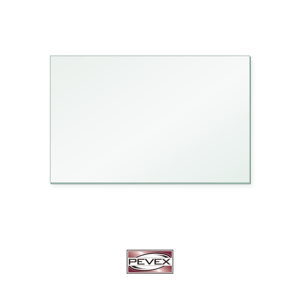 Pevex Bohemia replacement stove glass, rectangle