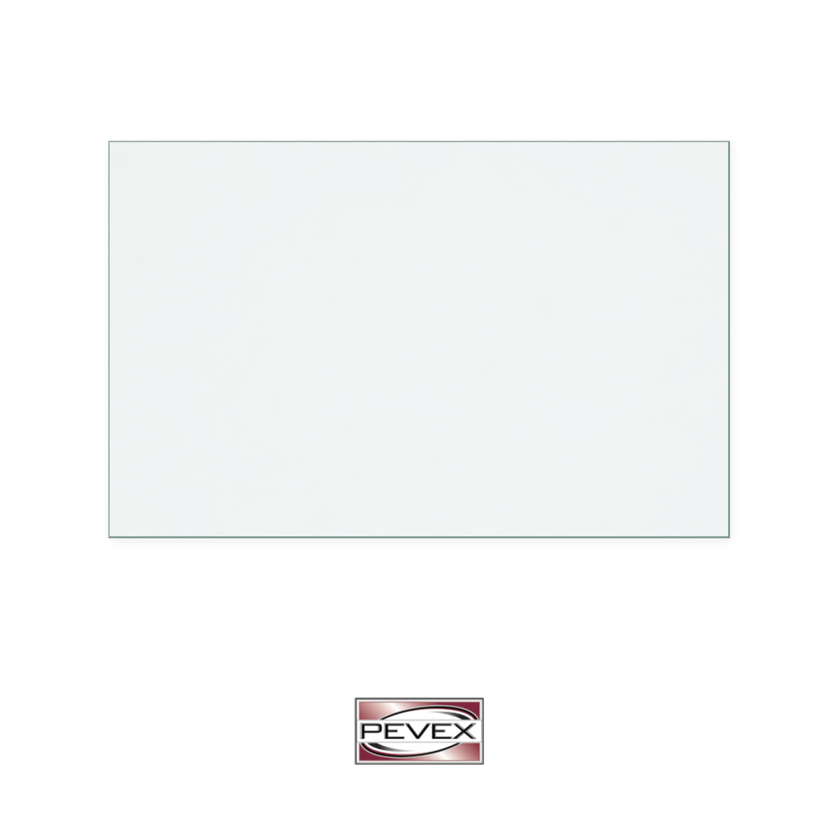 Pevex Newbourne 35 - Glass 1 replacement stove glass, 180 mm high x 282 mm wide, 4 mm thick