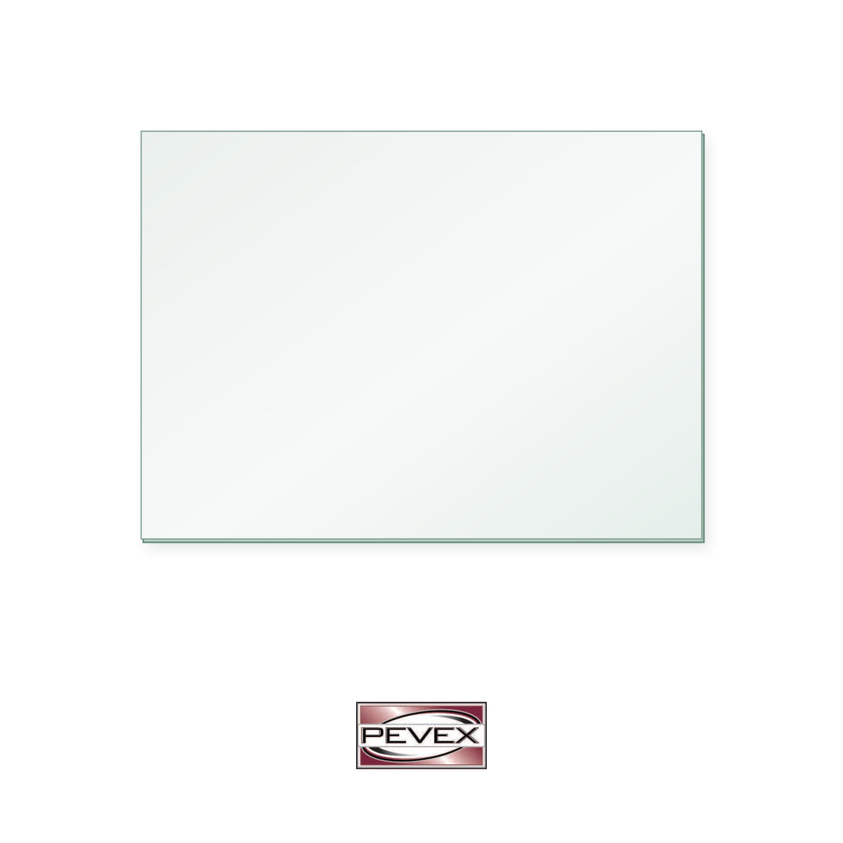 Pevex Bucklesham replacement stove glass, rectangle