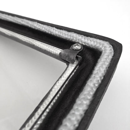 Poplar Mazona Cairo ST0406 Stove Glass, Clips, Seals 260 x 185 Door Refurb Kit - StoveSpareGlass