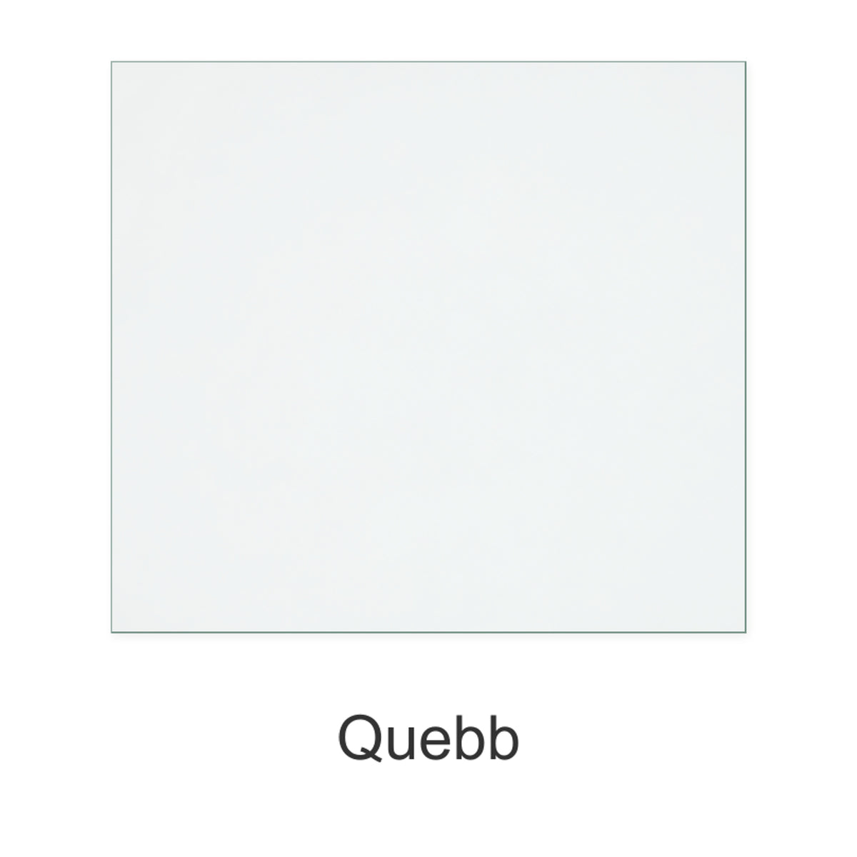 Quebb supplier model not specified replacement stove glass, 198 mm high x 220 mm wide, 4 mm thick