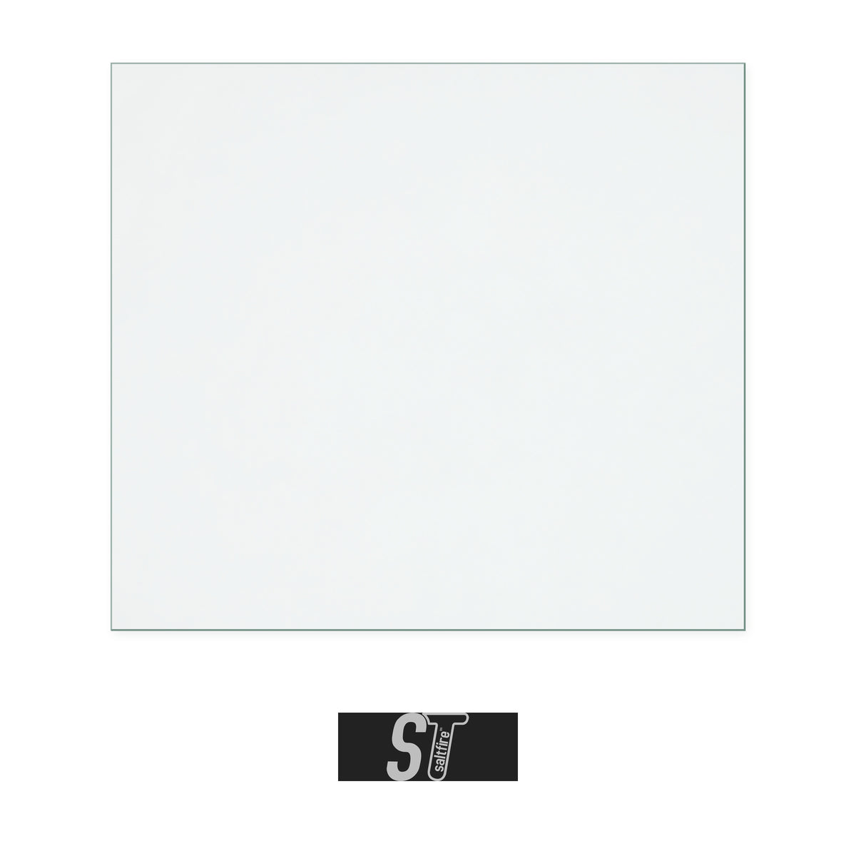 Saltfire Parkstone replacement stove glass, 255 mm high x 285 mm wide, 4 mm thick