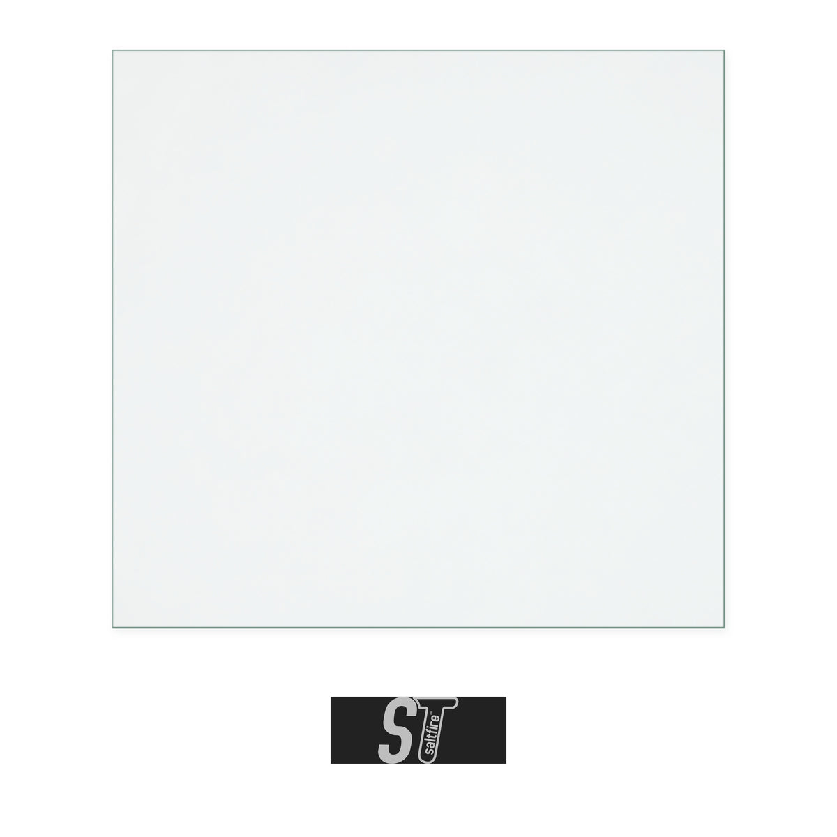 Saltfire ST1 Vision replacement stove glass, 285 mm high x 302 mm wide, 4 mm thick
