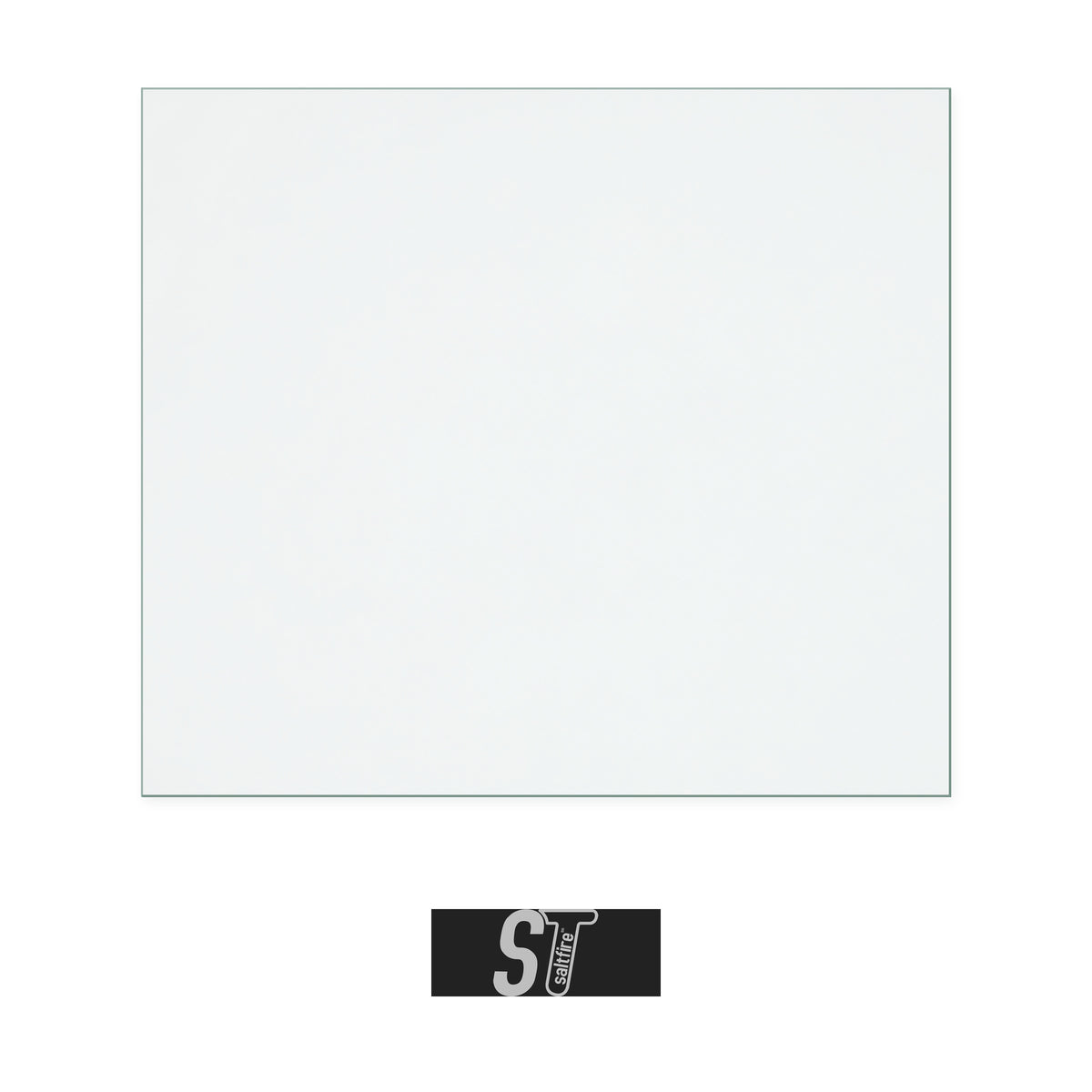 Saltfire Vienna replacement stove glass, 211 mm high x 241 mm wide, 4 mm thick