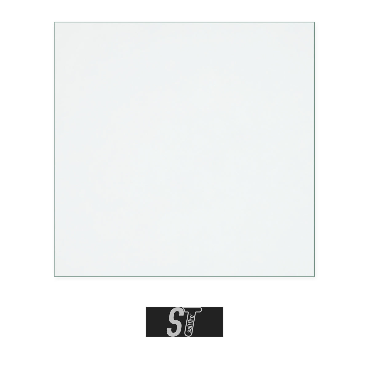 Saltfire Wareham replacement stove glass, 276 mm high x 282 mm wide, 4 mm thick