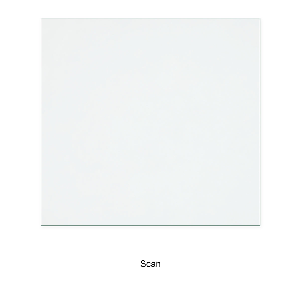 Scan 38 replacement stove glass, 273 mm high x 288 mm wide, 4 mm thick