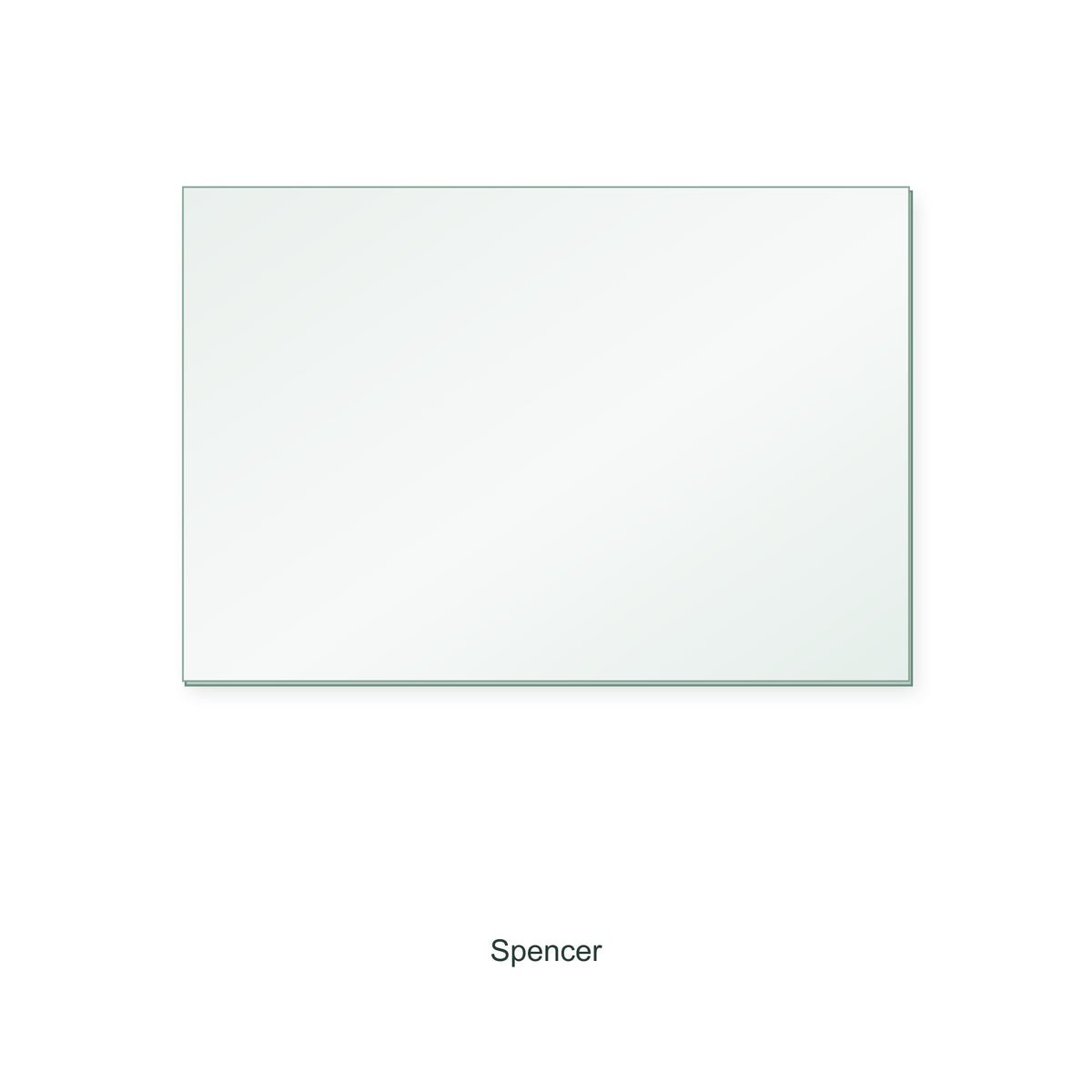Spencer Melrose replacement stove glass, rectangle