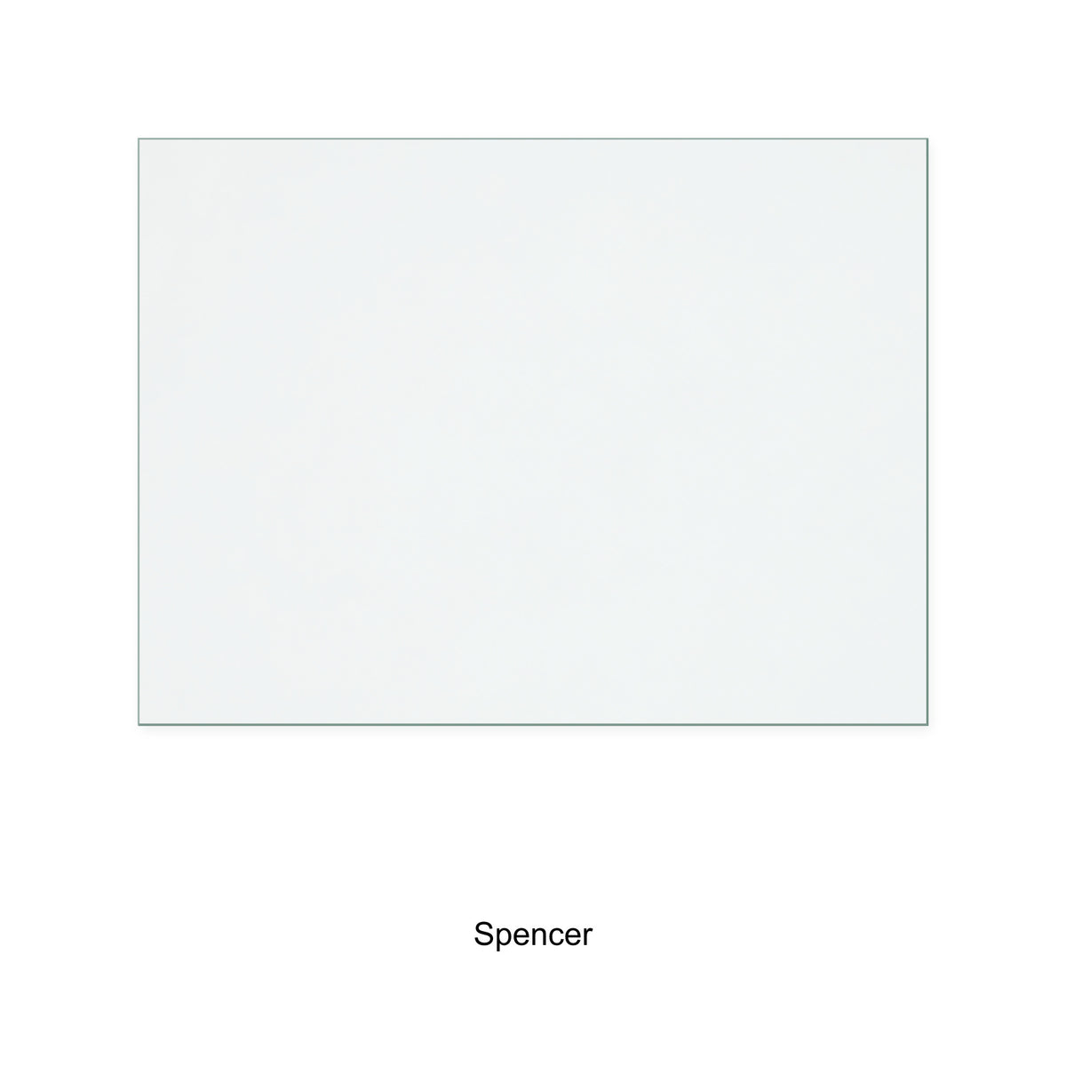 Spencer Princess replacement stove glass, 208 mm high x 280 mm wide, 4 mm thick