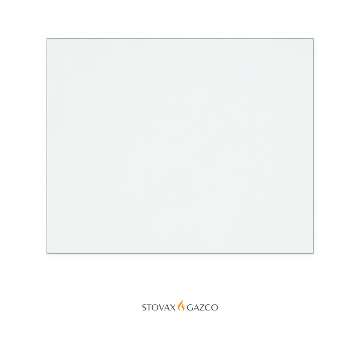 Stovax Brunel MK 1 replacement stove glass, 175 mm high x 217 mm wide, 4 mm thick