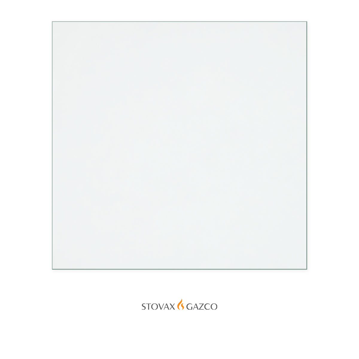 Stovax Brunel MK 1a replacement stove glass, 217 mm high x 223 mm wide, 4 mm thick