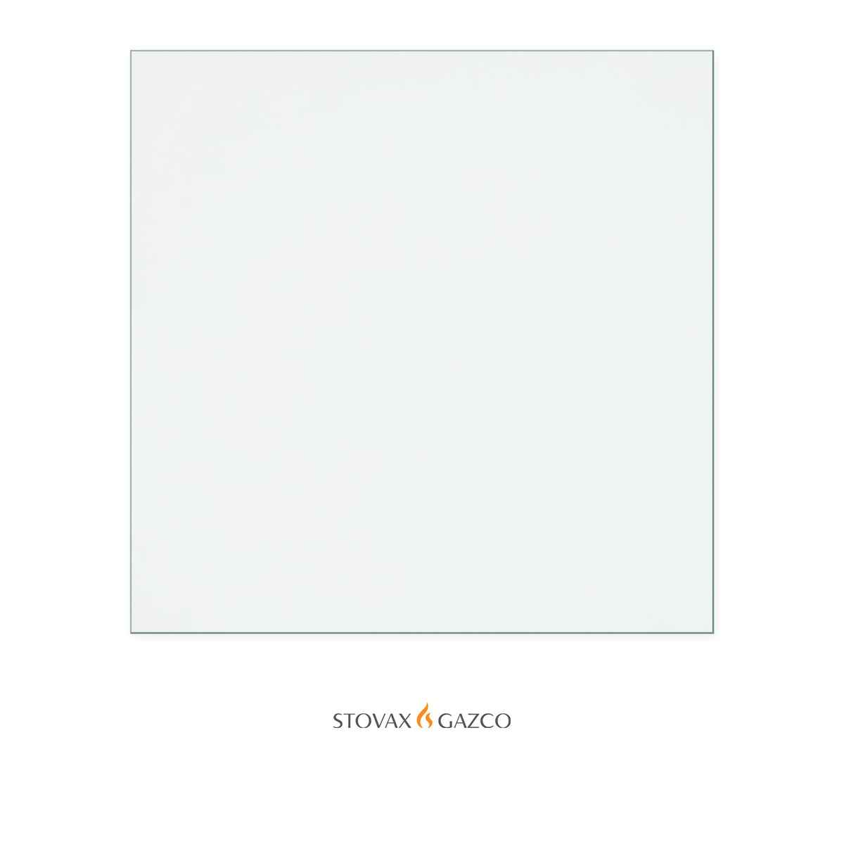 Stovax Brunel MK 1B replacement stove glass, 215 mm high x 215 mm wide, 4 mm thick