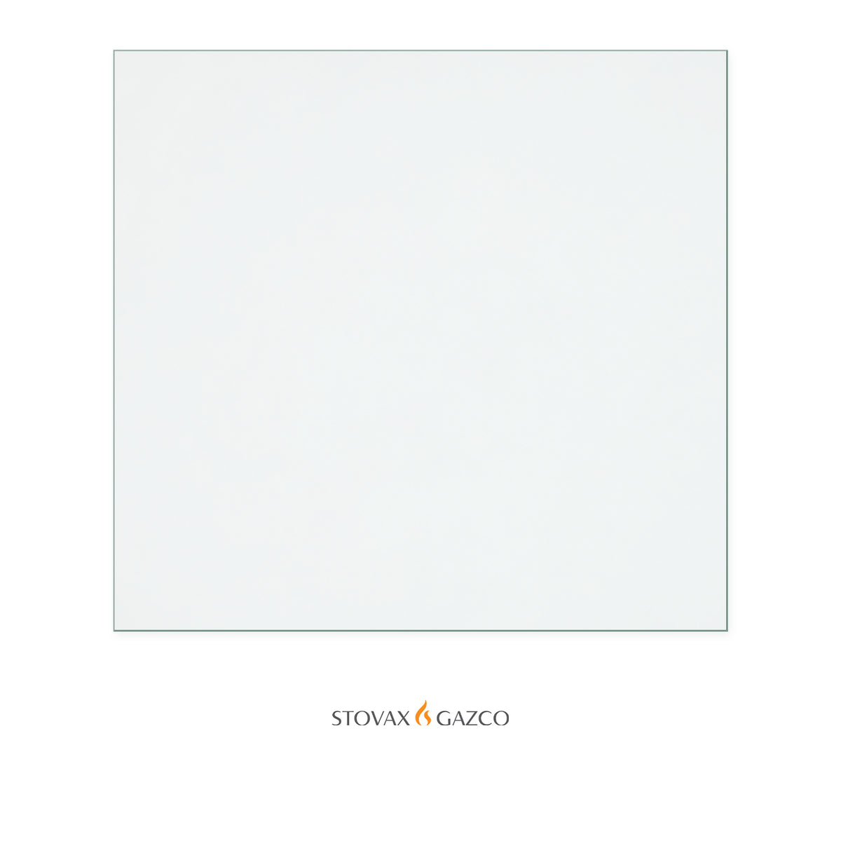 Stovax Brunel MK 2 CB replacement stove glass, 265 mm high x 280 mm wide, 4 mm thick