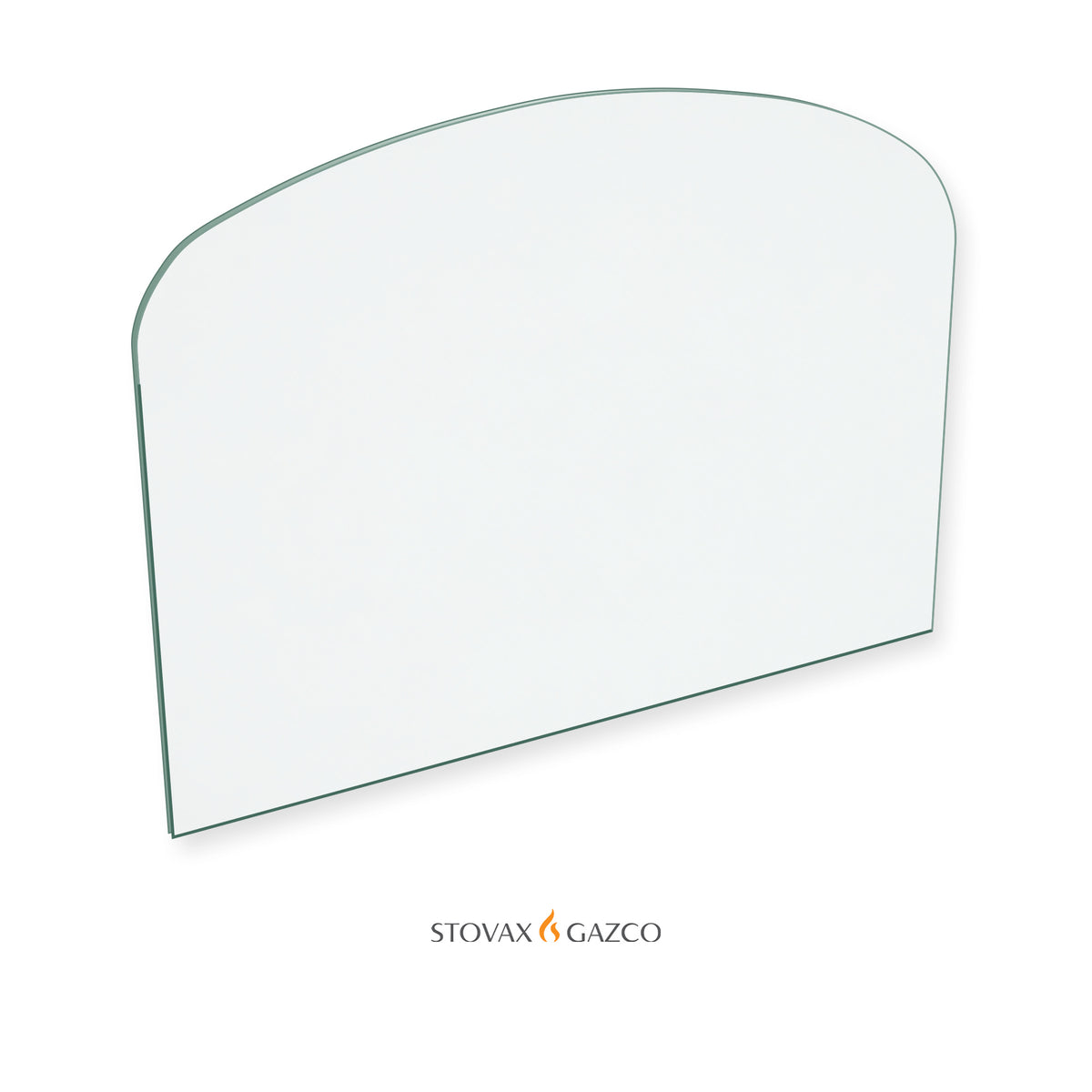 Stovax Huntingdon 30 replacement stove glass, 248 mm high x 340 mm wide, 4 mm thick
