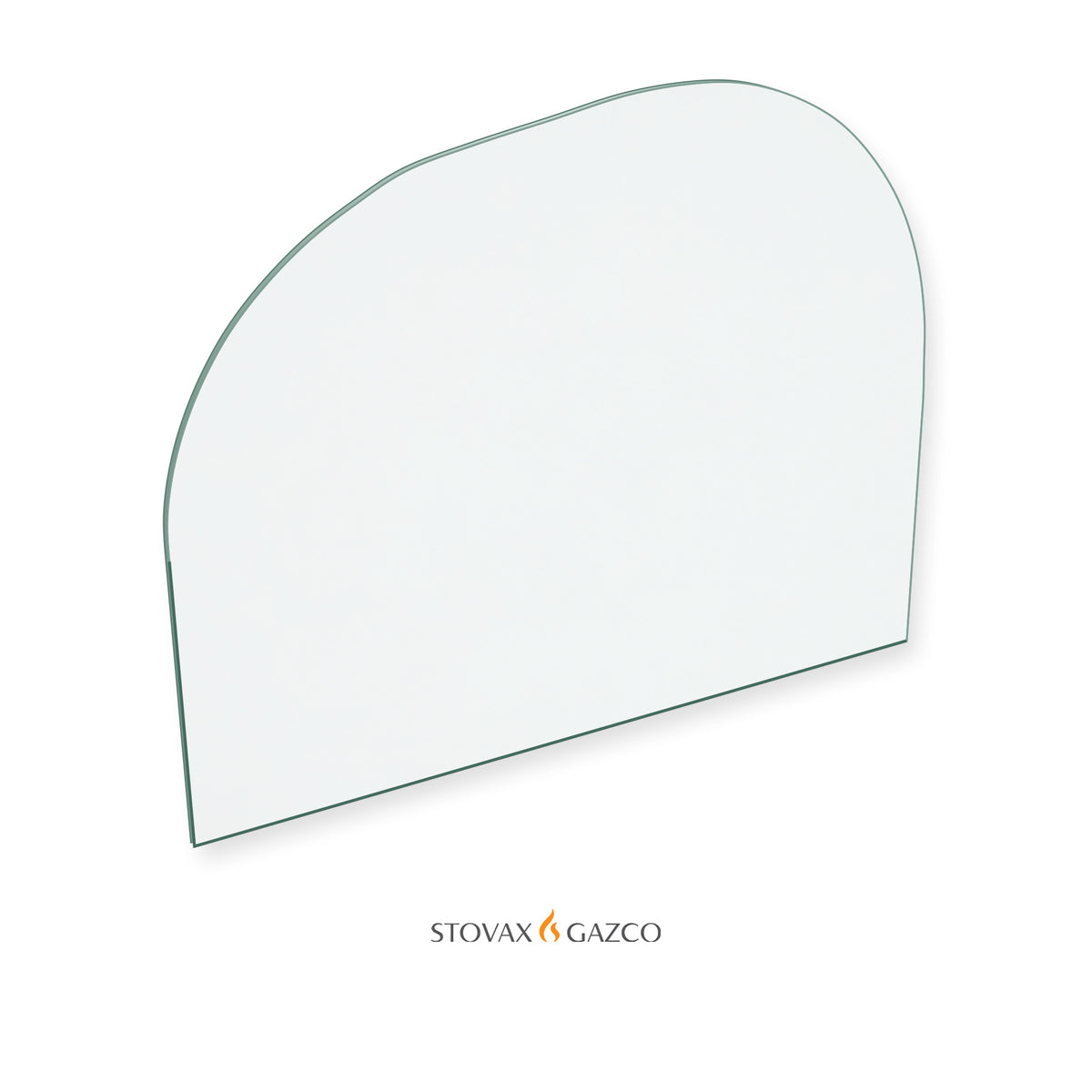 Stovax Huntingdon 35 replacement stove glass, 305 mm high x 390 mm wide, 4 mm thick