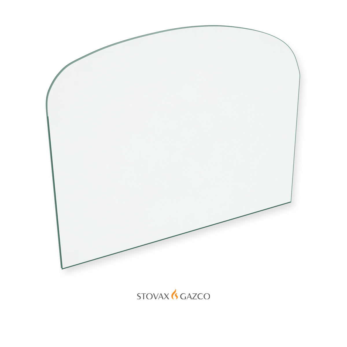 Stovax Huntingdon 40 MK 1 (Old Style) replacement stove glass, 320 mm high x 412 mm wide, 4 mm thick