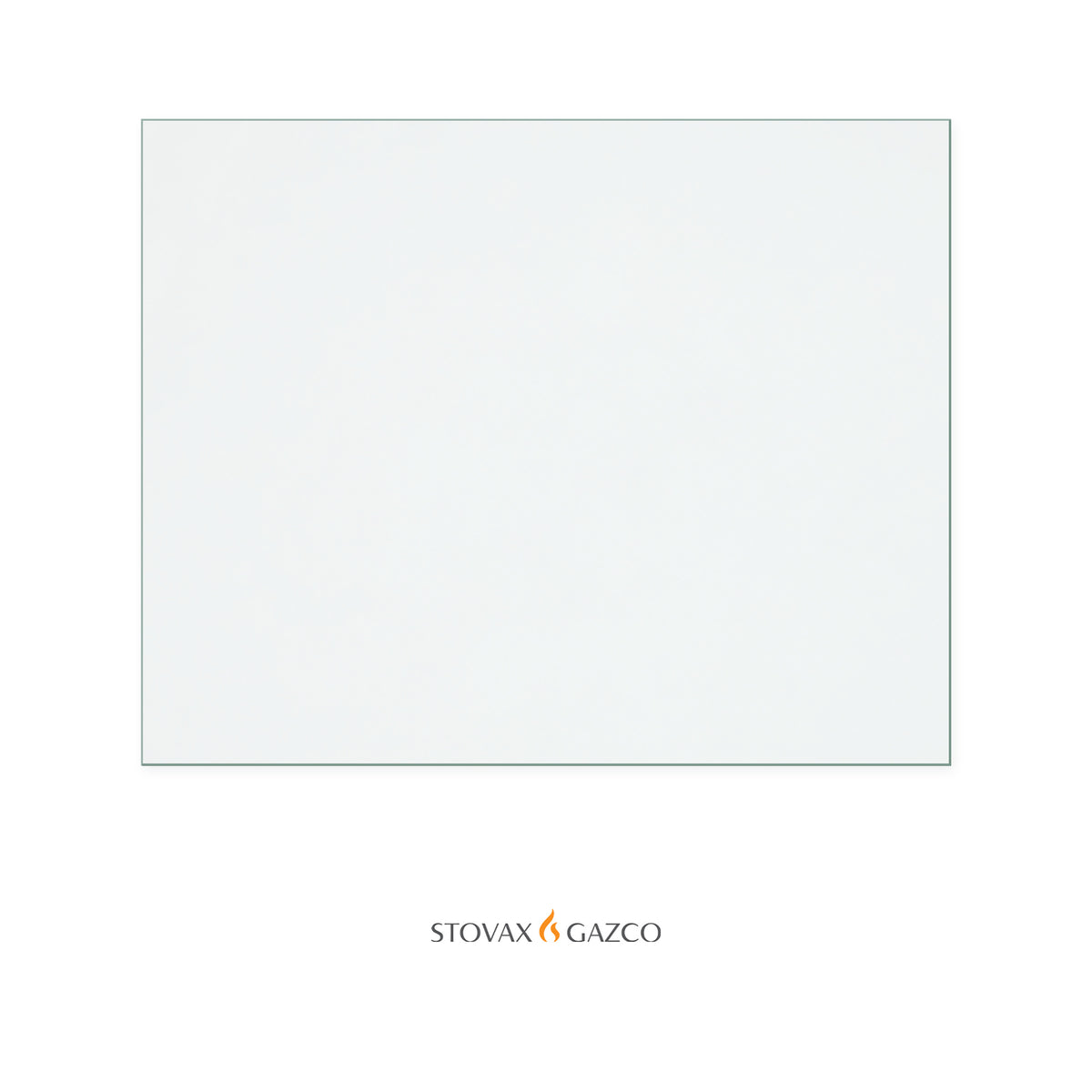 Stovax Milner replacement stove glass, 257 mm high x 322 mm wide, 4 mm thick