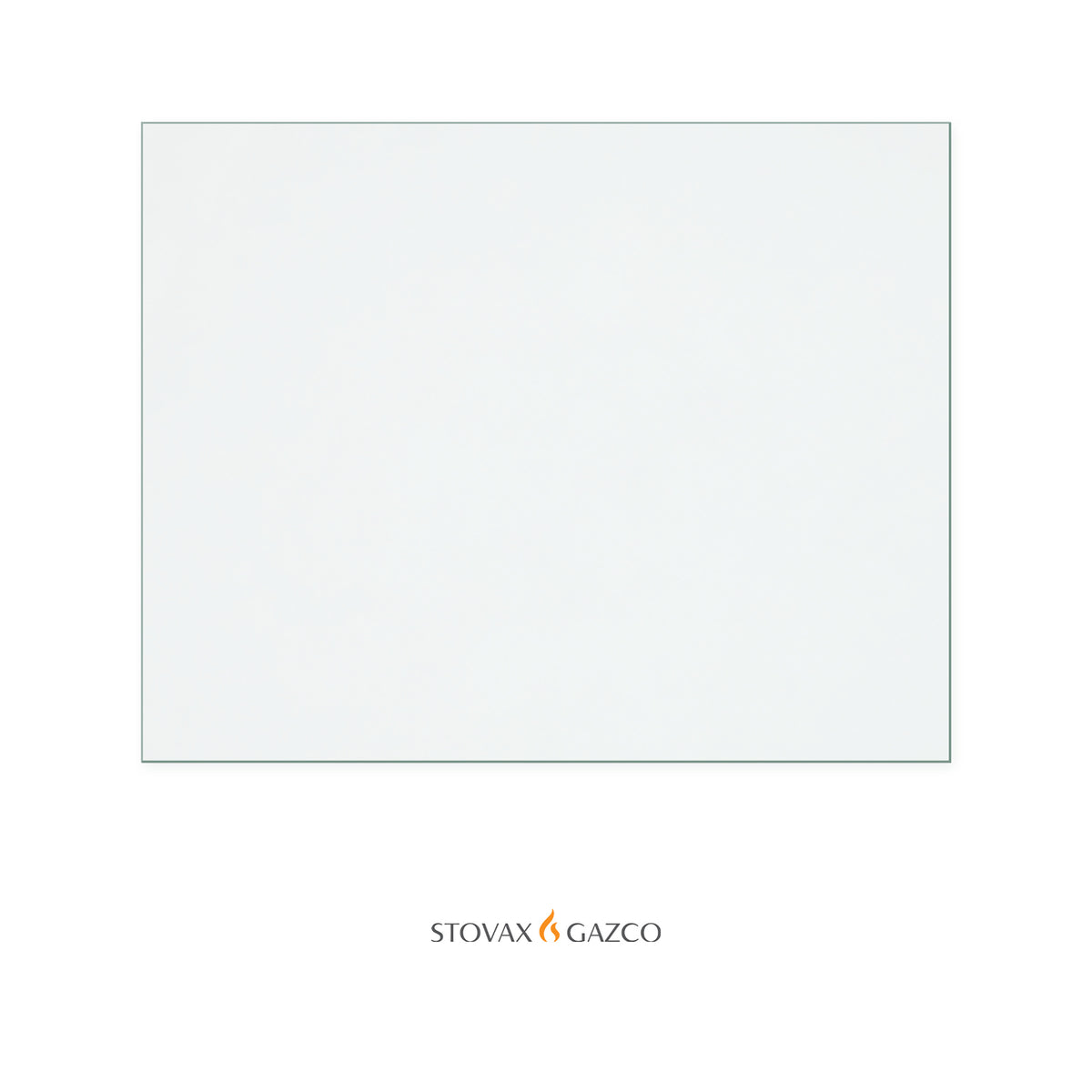 Stovax Regency replacement stove glass, 136 mm high x 172 mm wide, 4 mm thick