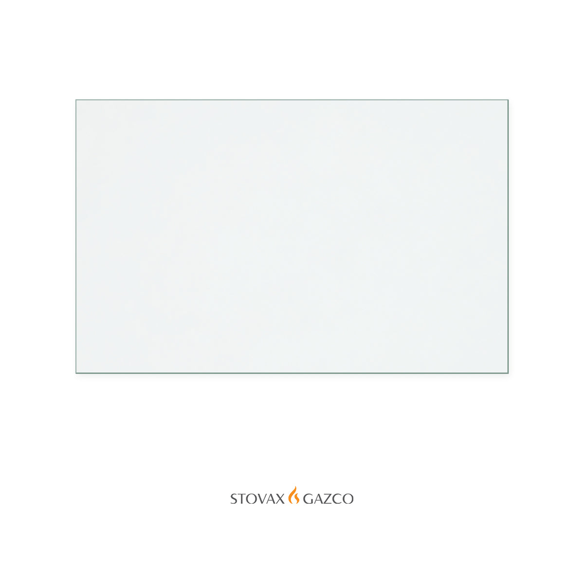 Stovax Riva 11 replacement stove glass, 310 mm high x 490 mm wide, 4 mm thick