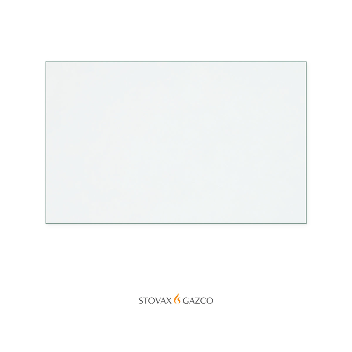 Stovax Riva 45 replacement stove glass, 290 mm high x 467 mm wide, 4 mm thick