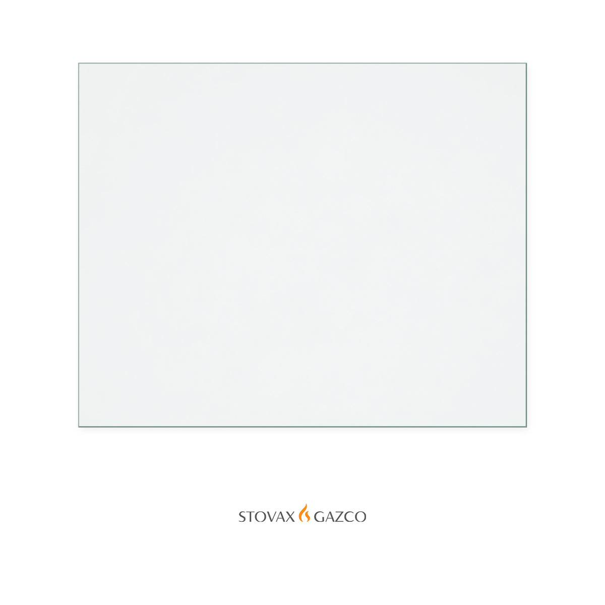Stovax Riva F40 Avanti Highline replacement stove glass, 290 mm high x 357 mm wide, 4 mm thick