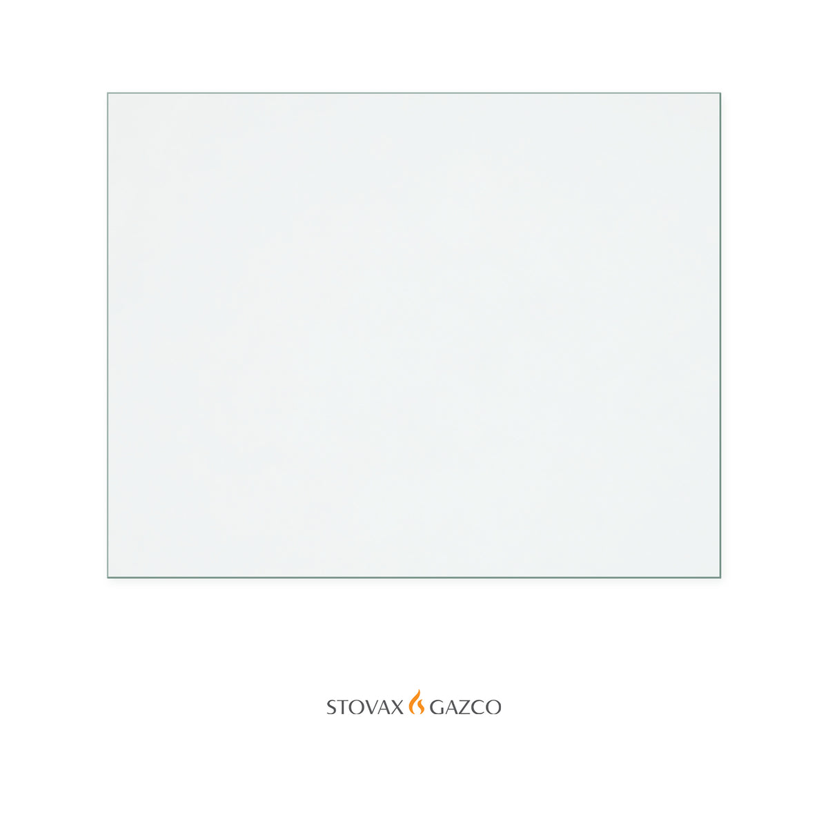 Stovax Riva Medium replacement stove glass, 193 mm high x 244 mm wide, 4 mm thick