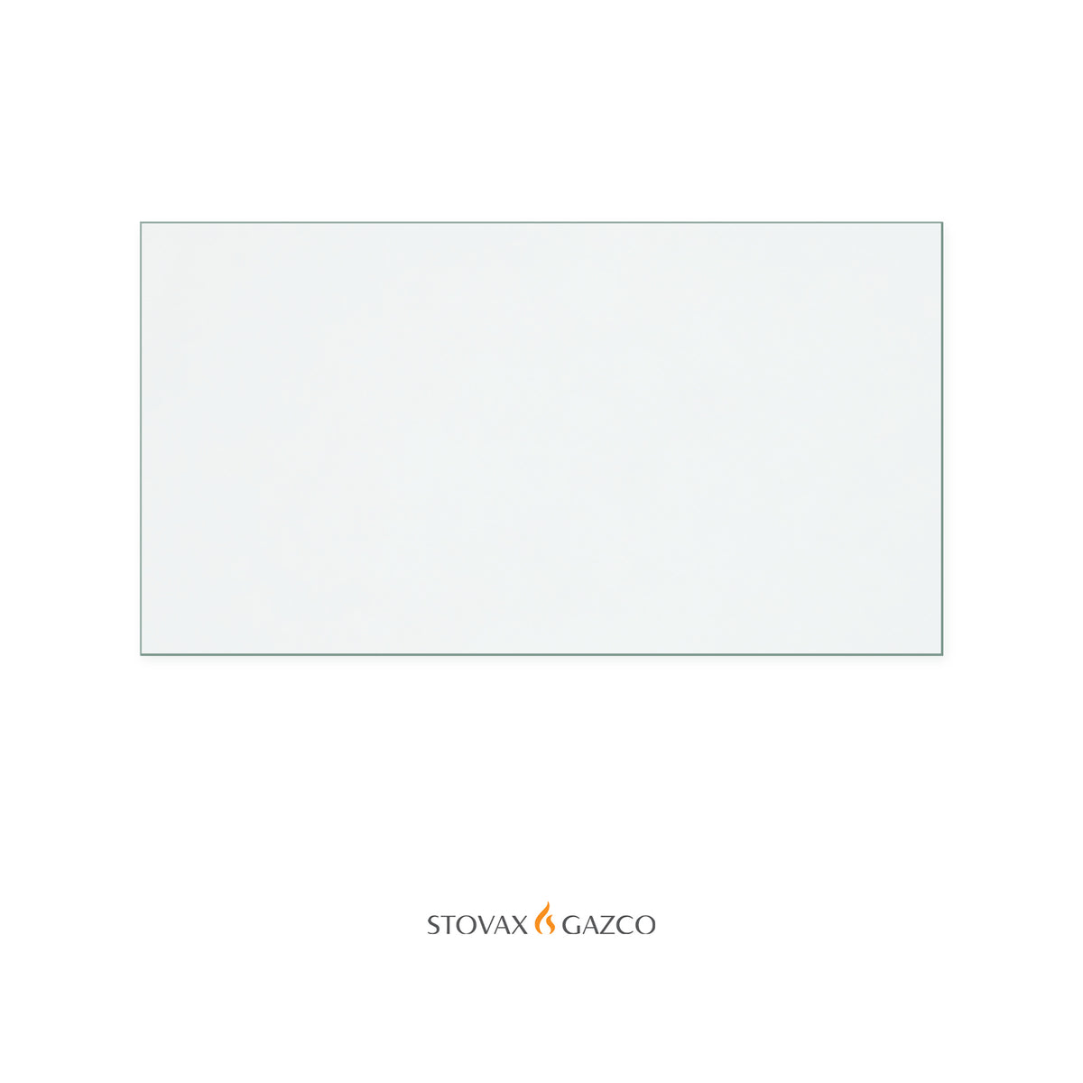 Stovax Riva Studio 1 replacement stove glass, 383 mm high x 710 mm wide, 4 mm thick