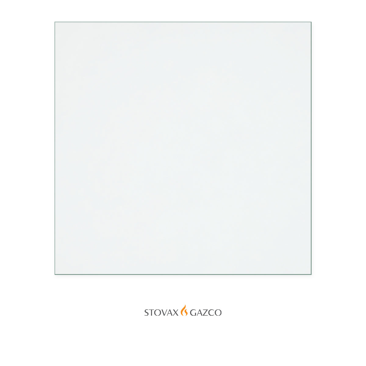 Stovax Riva Vision Medium replacement stove glass, 525 mm high x 533 mm wide, 4 mm thick
